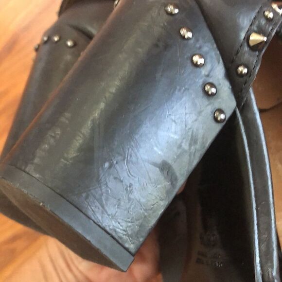 Laurence Decade Paris Studded biker chunky heels - Picture 6 of 13